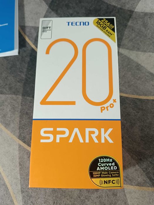 Продам Tecno Spark 20 Pro Plus  16/256gb. оригинал , цвет синий .