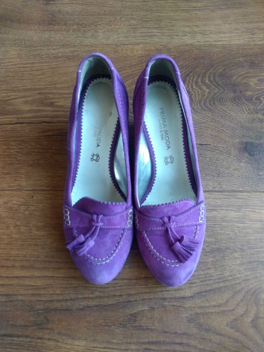 Buty trzewiki półbuty na koturnie 38 Prima moda