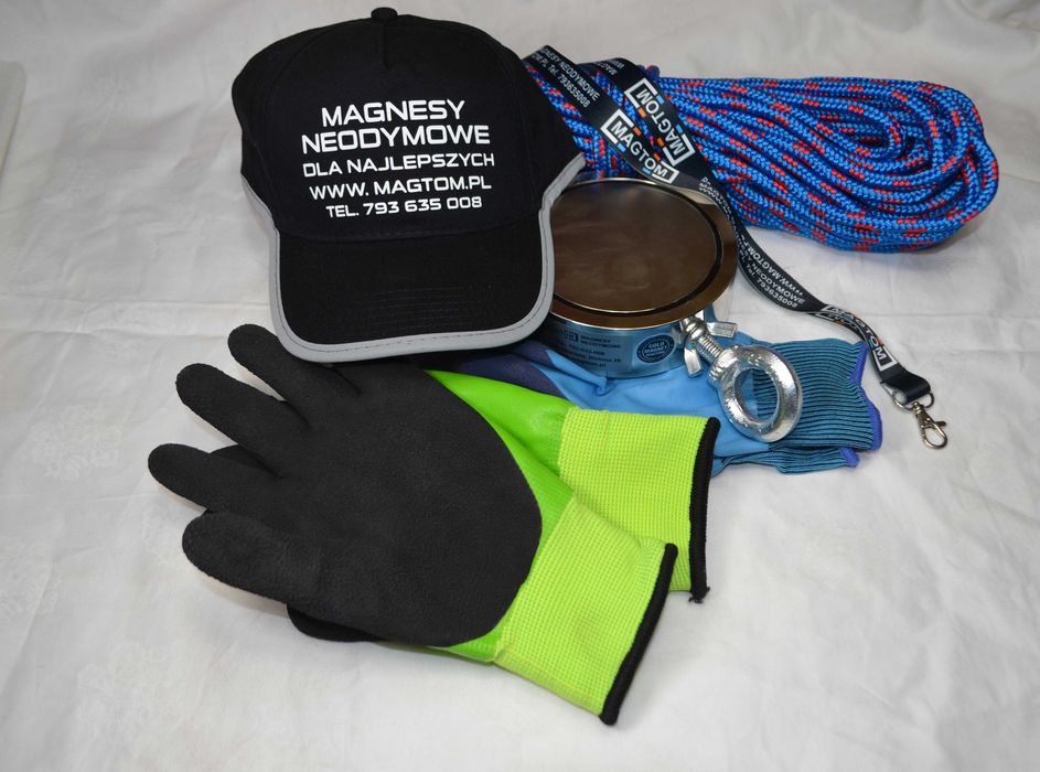 Duży mocny magnes neo do łowienia w wodzie F600Gold oryginał Magtom