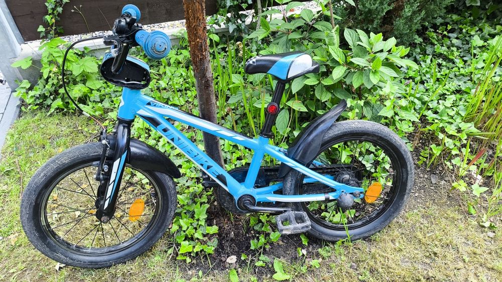Rower dziecięcy unibike viking 16" niebieski