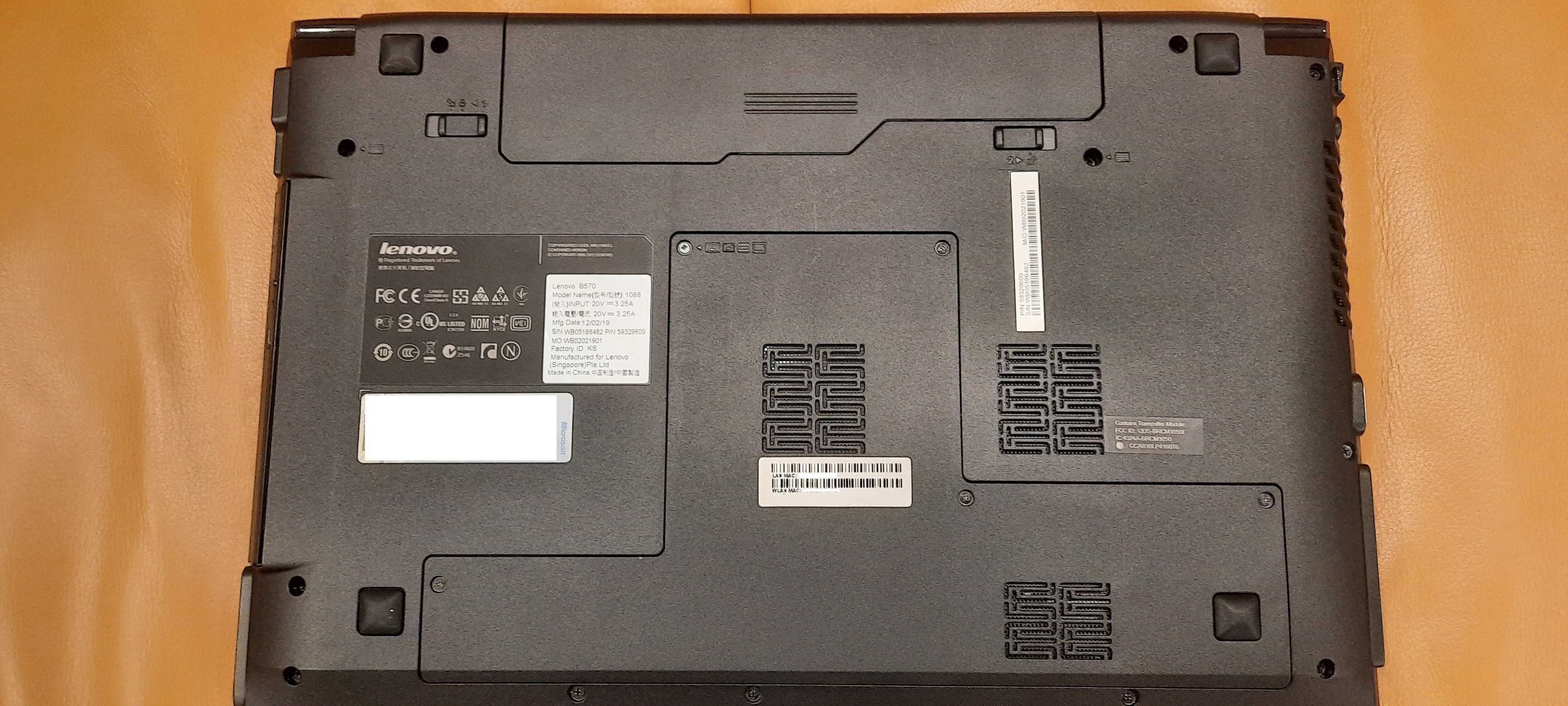 Sprzedam laptop Lenovo B570