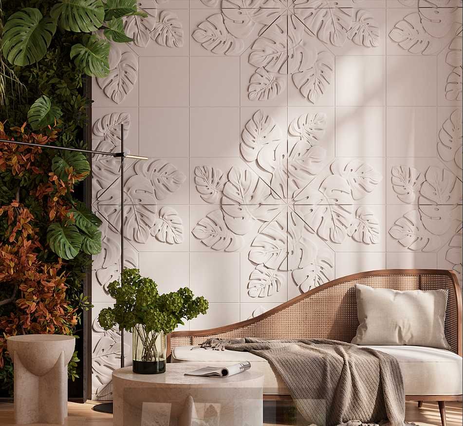 Placas gesso 3d Palma