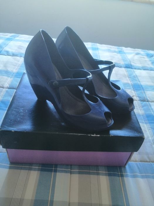 Sandálias Melissa 38 Azul