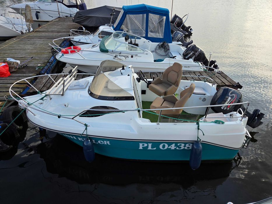 Motorówka łódź motorowa Dar Mar 460, 2015 rok komplet