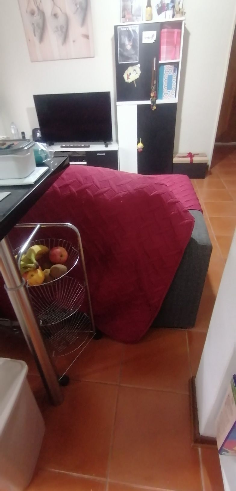 Vendo capa sofá 3 lugares com chaise long