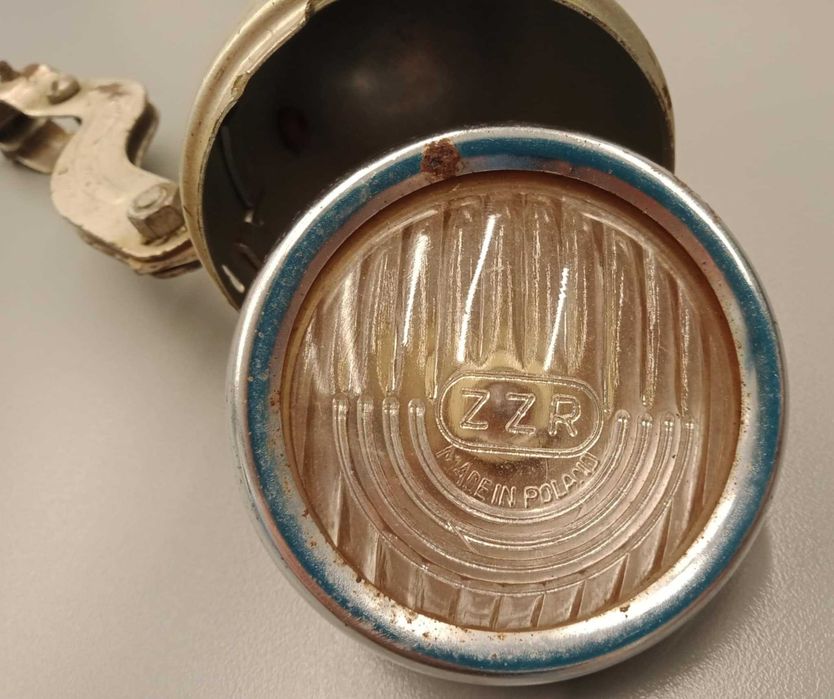 Retro lampa rowerowa - przednia ZZR / PRL (made in Poland)