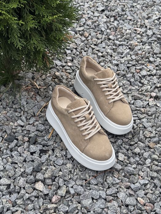 Жіночі замшеві кеди 37-24 см