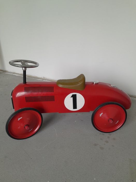 REZERWACJA Vilac jeździk czerwony formuła 1 metalowy retro od 1911 rok