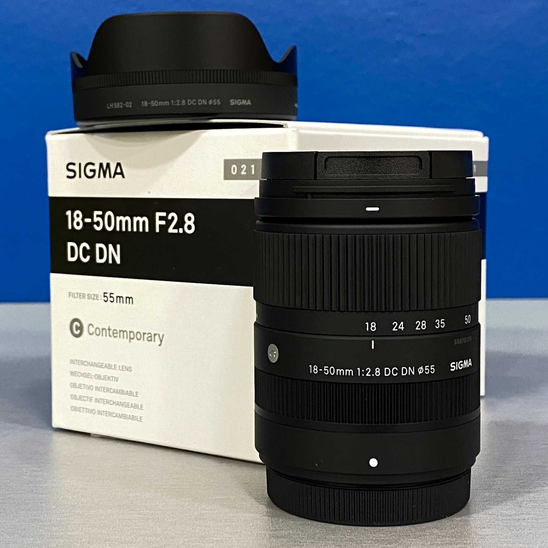 Sigma 18-50mm f/2.8 DC DN (Fujifilm) - NOVA - 5 ANOS DE GARANTIA