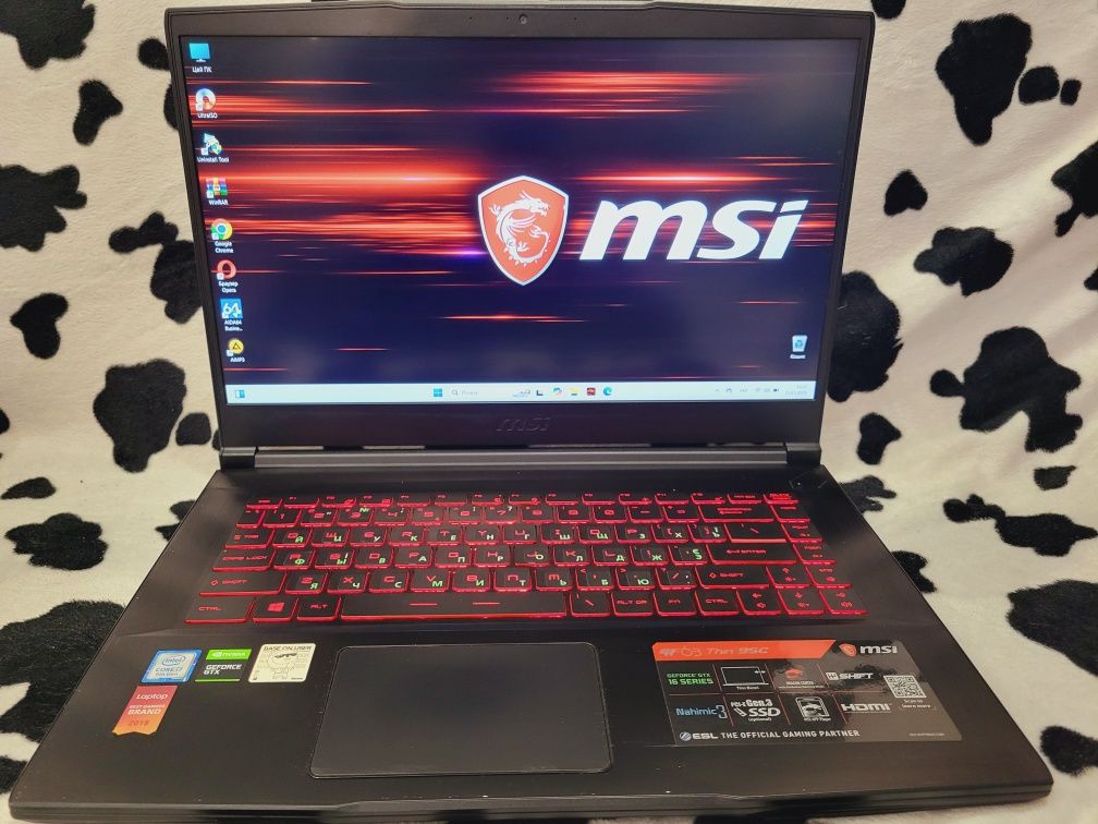Ігровий Msi 15,6 FHD i7-9750H/16Ddr4/512Ssd/GTX 1650 4GB