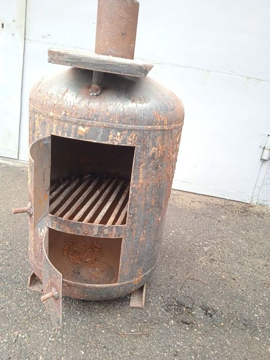 Буржуйка печка в гараж