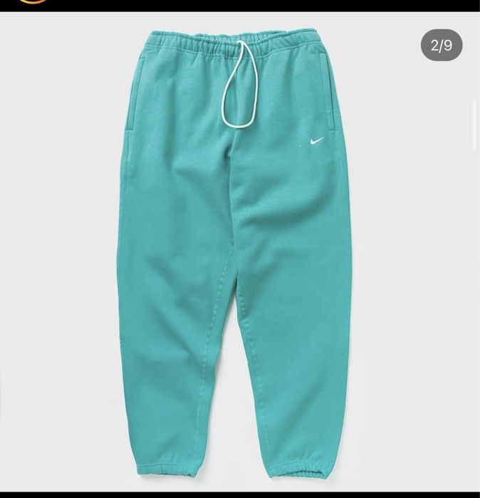 Теплые штаны Nike solo swoosh на флисе