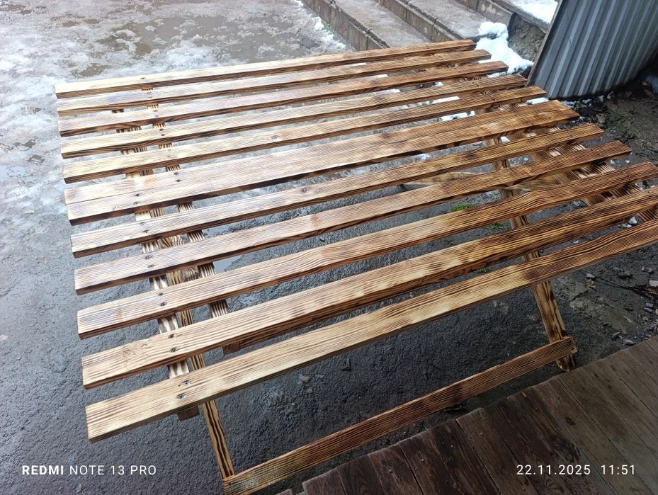 Стіл розкладний дерев'яний