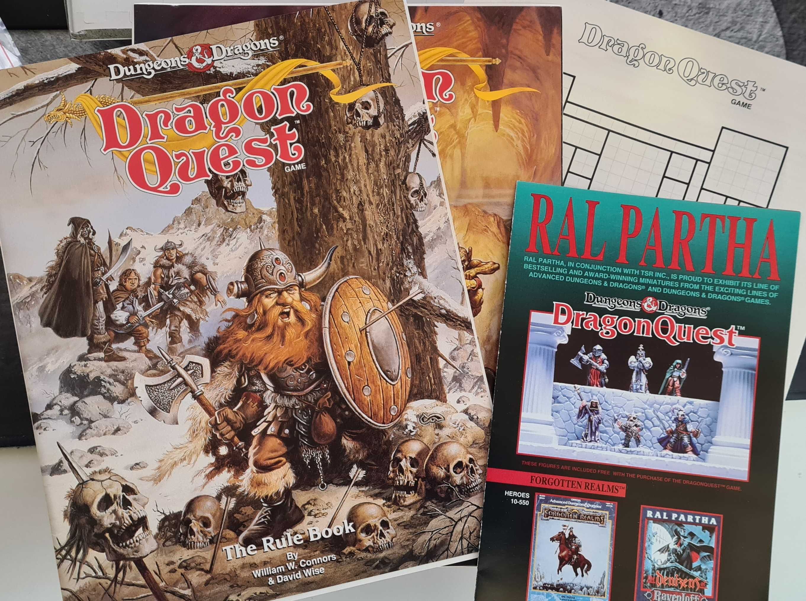 Dungeons & Dragons Dragon Quest TSR gra planszowa
