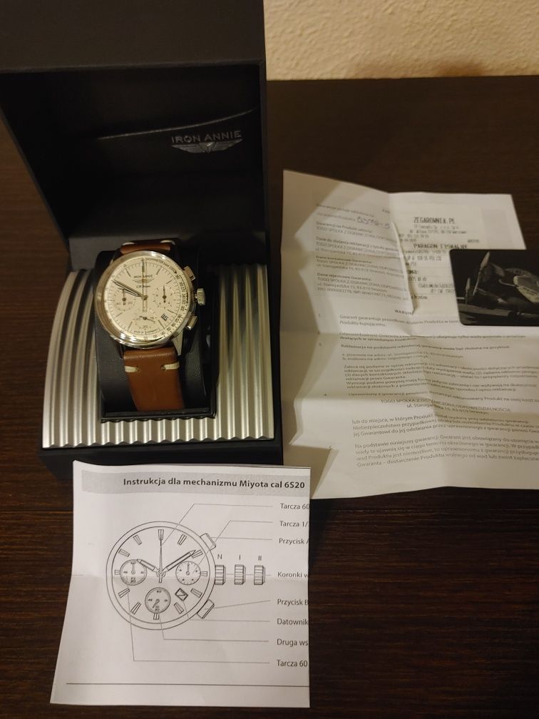 Zegarek Iron Annie G38 Dessau Chronograph IA-5376-5
