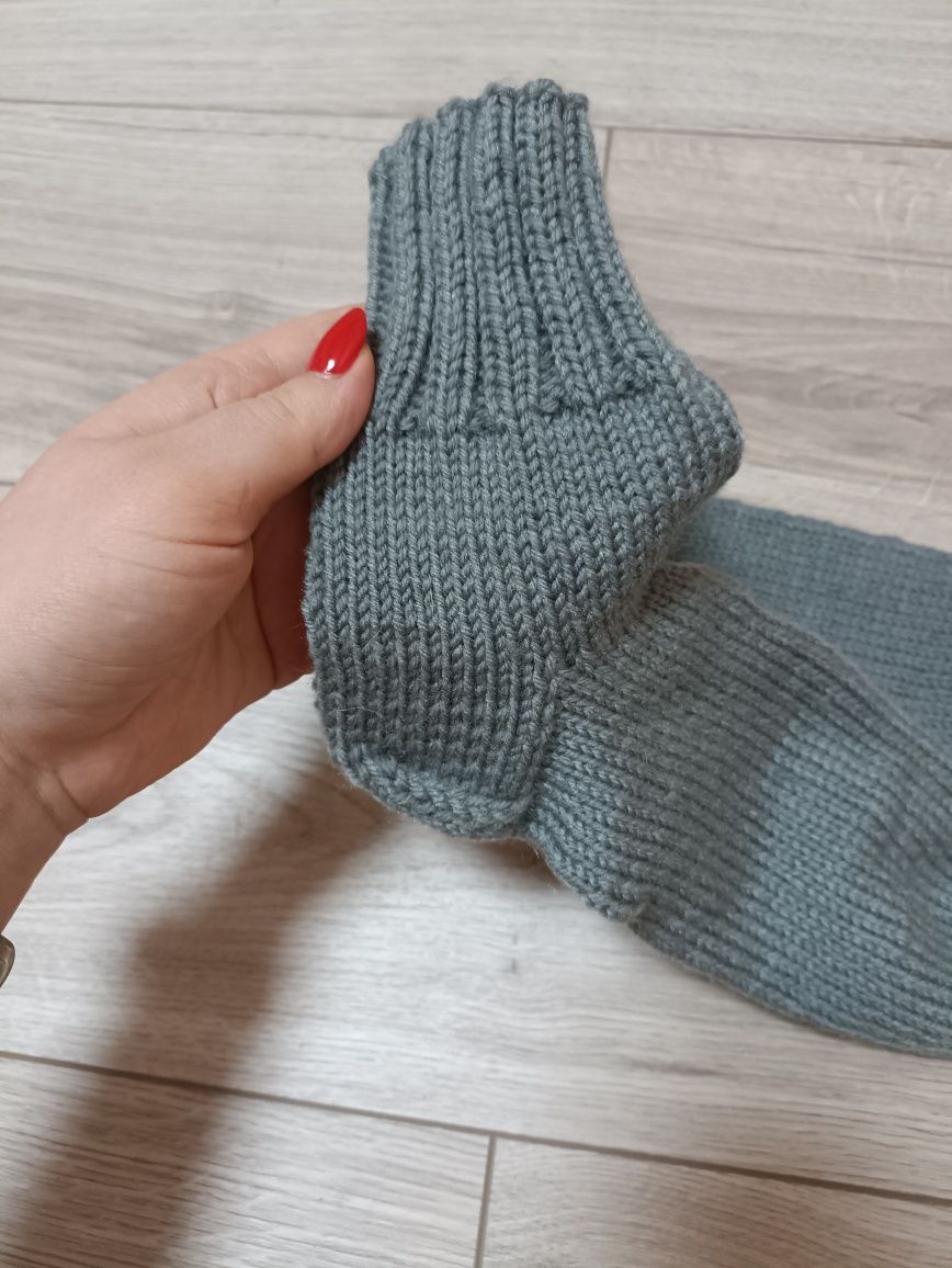 Женские вязаные носки 39 размер