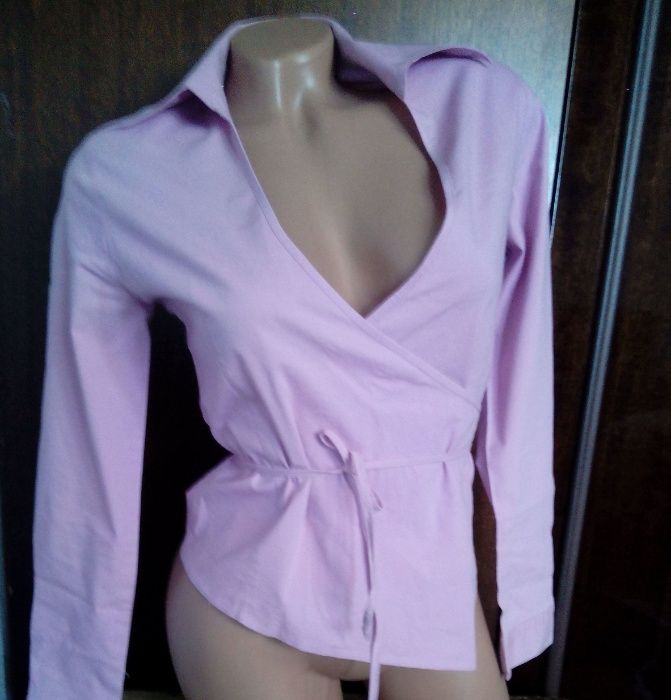 Блузка женская розовая