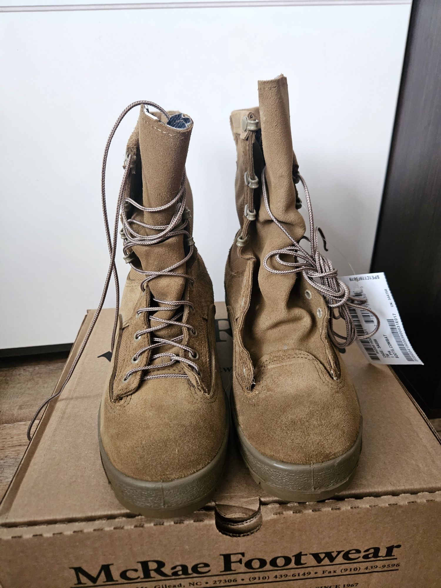 Демісезонні берці армії США McRae TW Gore-Tex Coyote Boots