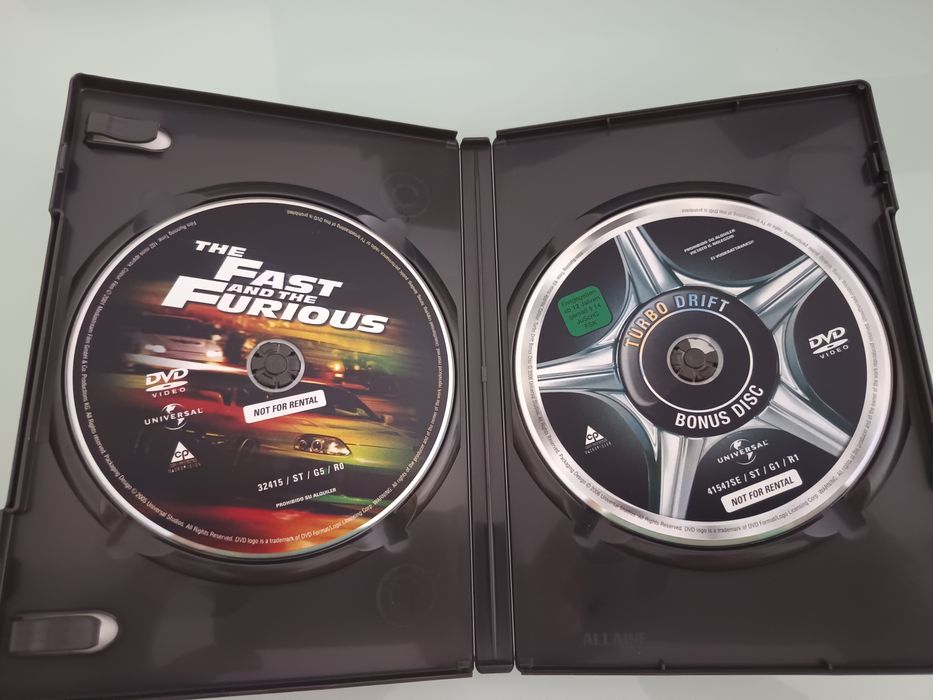 DVD edição especial 2 DVDs velocidade furiosa