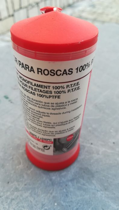 Rolo de fio Teflon para canalização