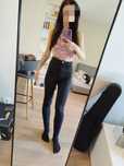 Spodnie skinny 34 czarne