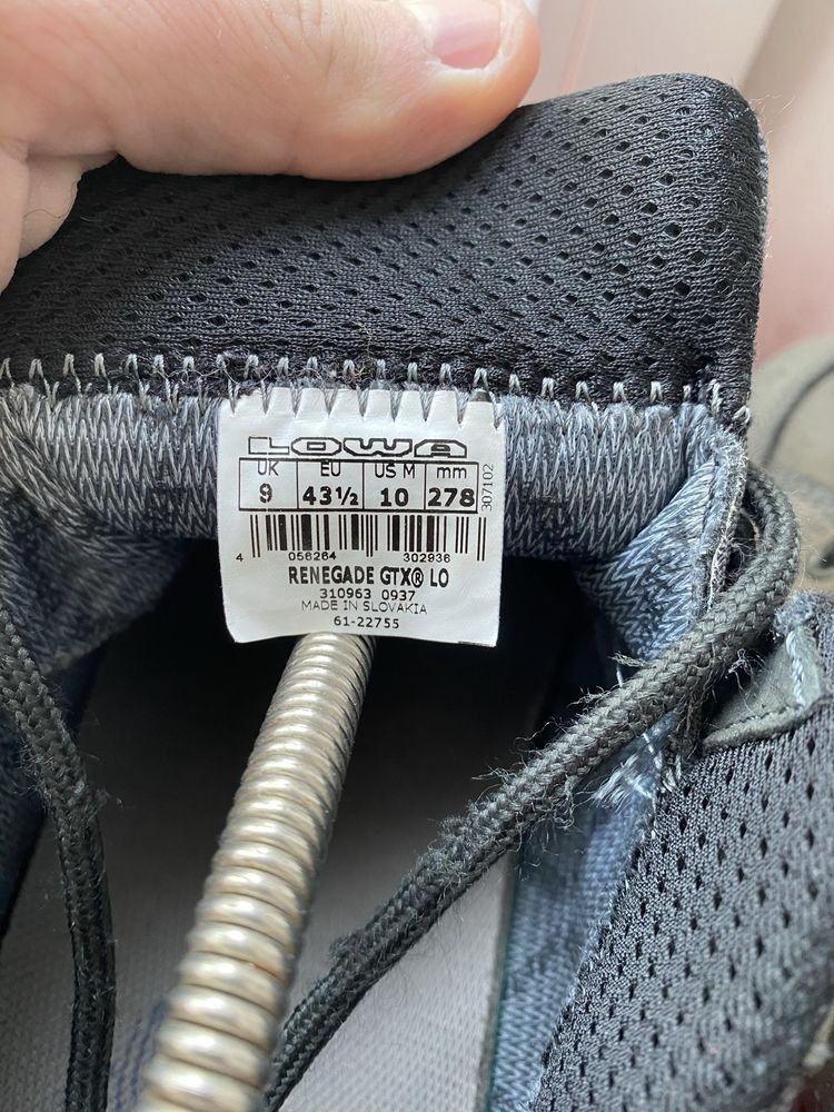 Lowa gore tex оригінал 42  43 черевики чоловічі трекінгові тактичні