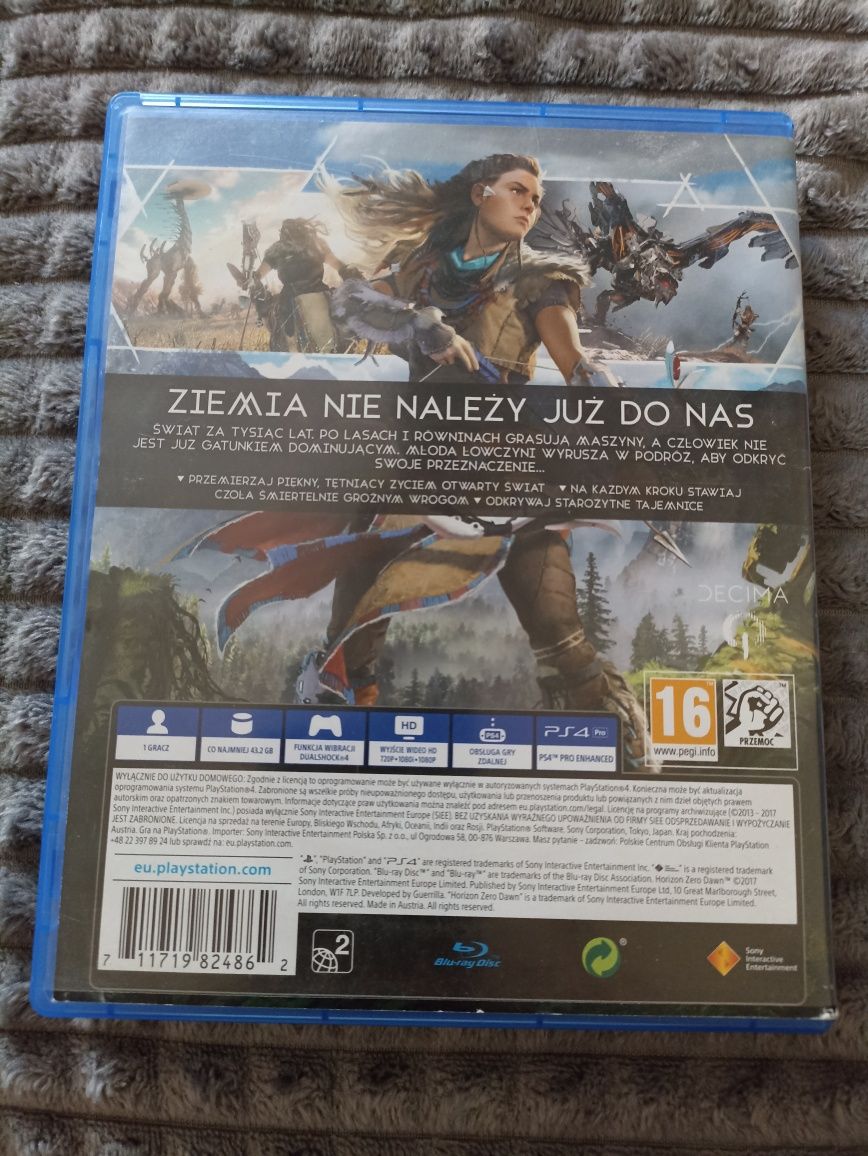 Gra Horizon zero Dawn PS4 w polskiej wersji językowej