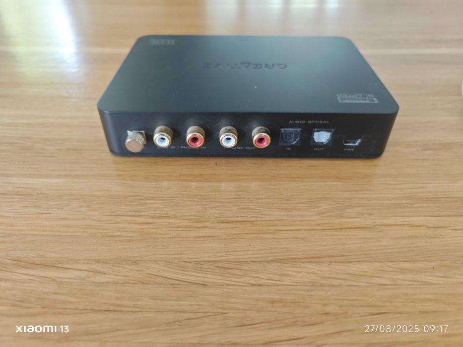 Sound Blaster- audiofilska karta muzyczna z preampem gramofonowym