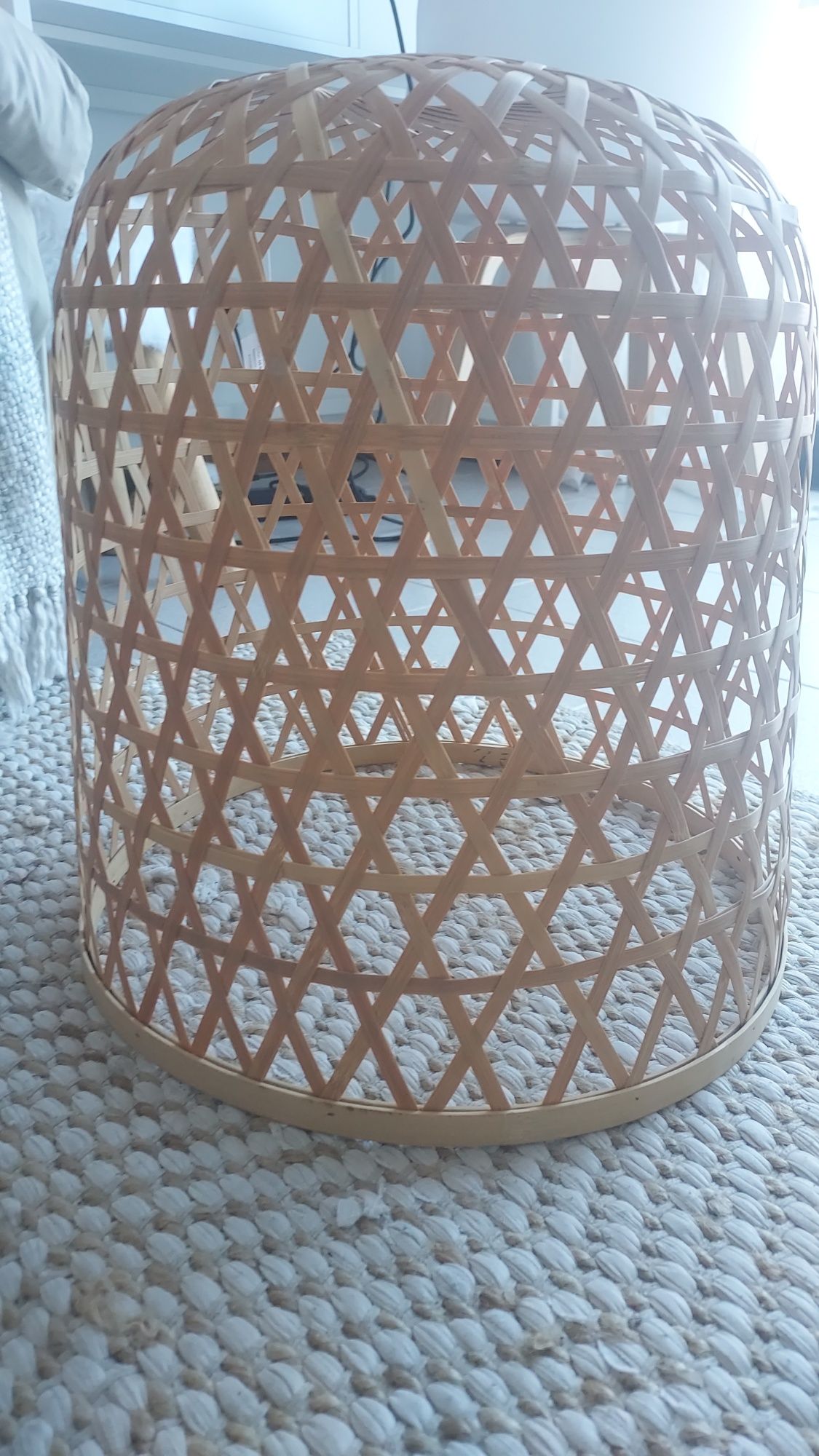 Candeeiro/Abajur em Bambu