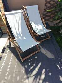 Cadeiras de jardim em madeira