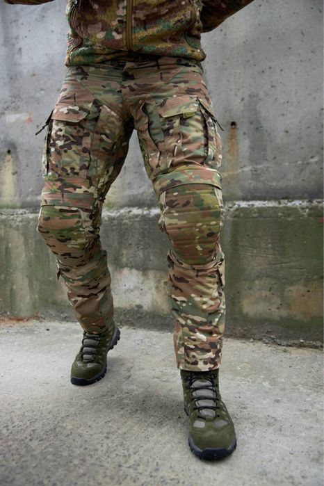 Тактично-штурмові штани KS pro gen 2 мульткам з флісовою підкладкою