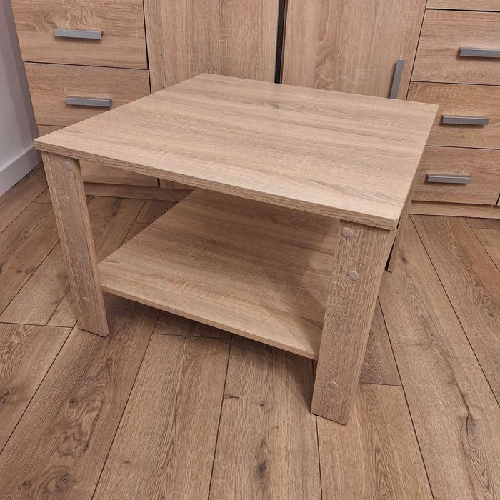 Kredens, komoda, stolik kawowy jasny dąb