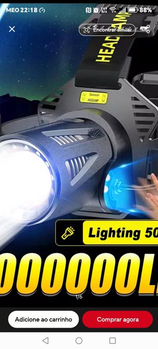 Super XHP360 – Ultra Potente + Sensor - Seleção da Gerência