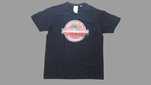 Czarny bawełniany t-shirt męski z nadrukiem   XL, 2XL