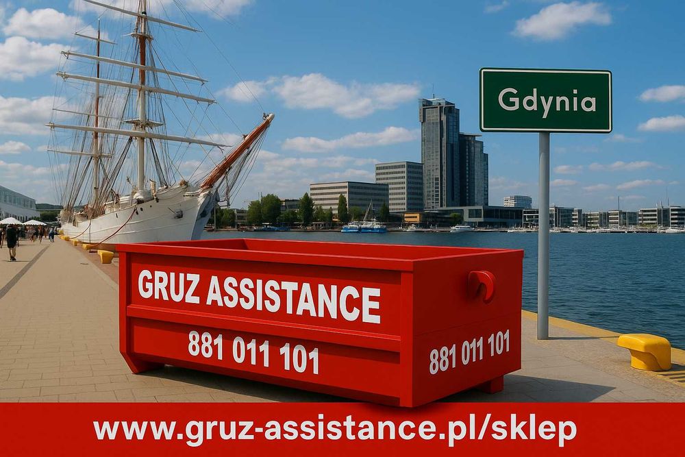 Gruz-assistance.pl -kontenery na gruz Sopot, Gdynia, Gdańsk od 1026 zł