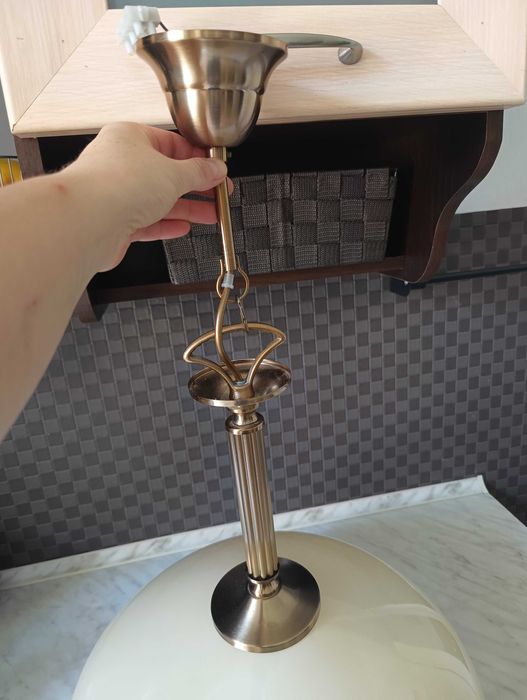 Żyrandol pojedyńczy lampa wisząca Alfa