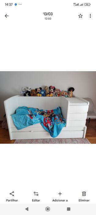 Cama trama convertível combi nest