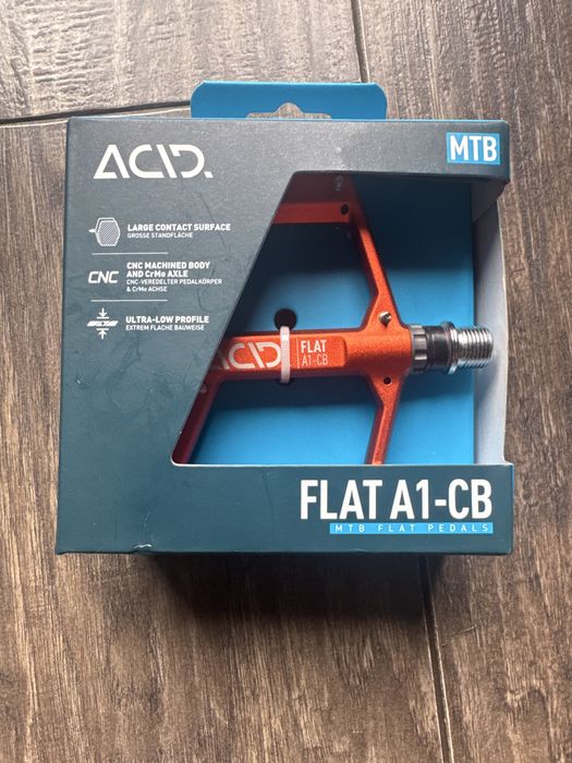 Pedały ACID Flat A1-CB MTB Orange