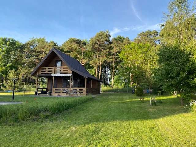 Wynajmę domki drewniane przy jeziorze w Wlkp. #sauna #balia