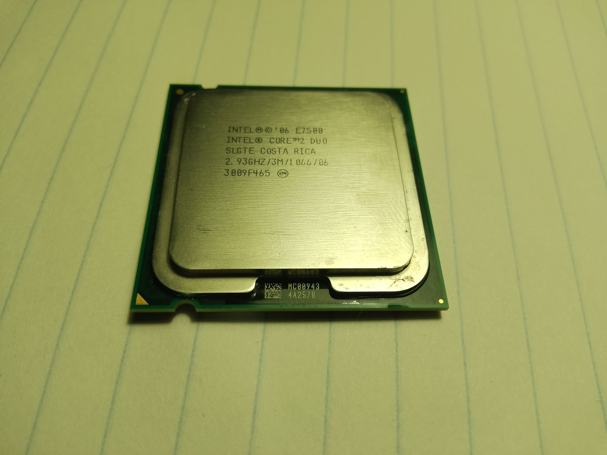 Intel Core 2 Duo E7500 2,9GHz/3MB/1066MHz