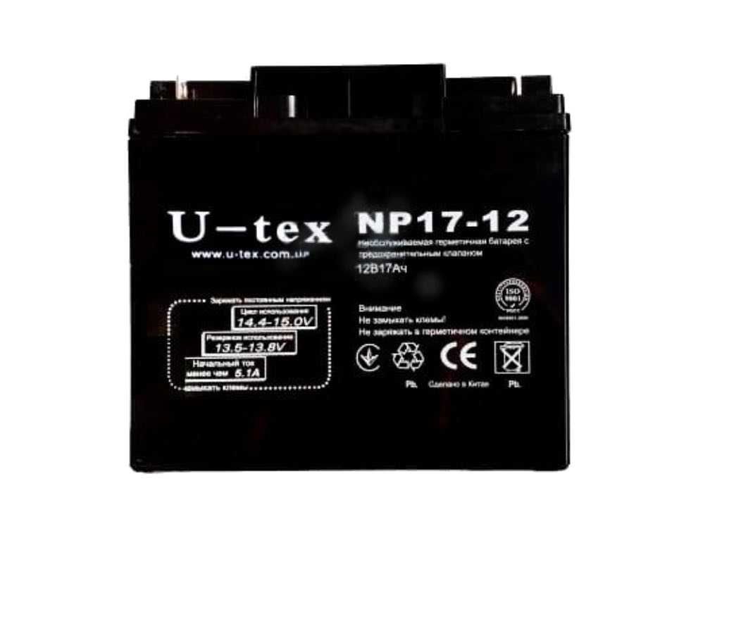U-tex 12В / 17 A Аккумулятор (для ИБП)
