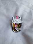 Przypinka pin pins wpinka broszka kot bubbletea sweet cute kawaii