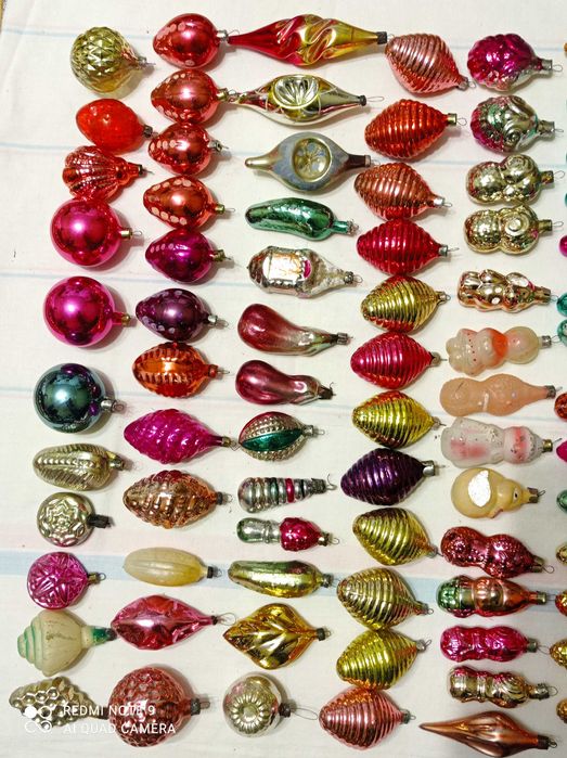 Ёлочные новогодние игрушки. СССР.