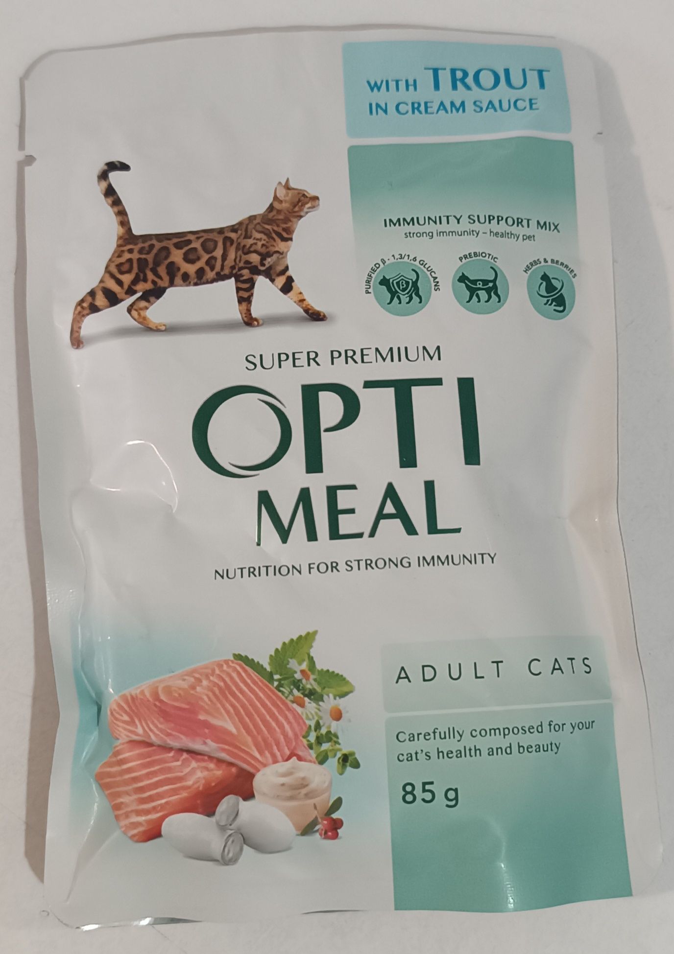 Оptimeal Новинка вологий  Оптимил для котів 8 комп. (32 шт по 85 г)