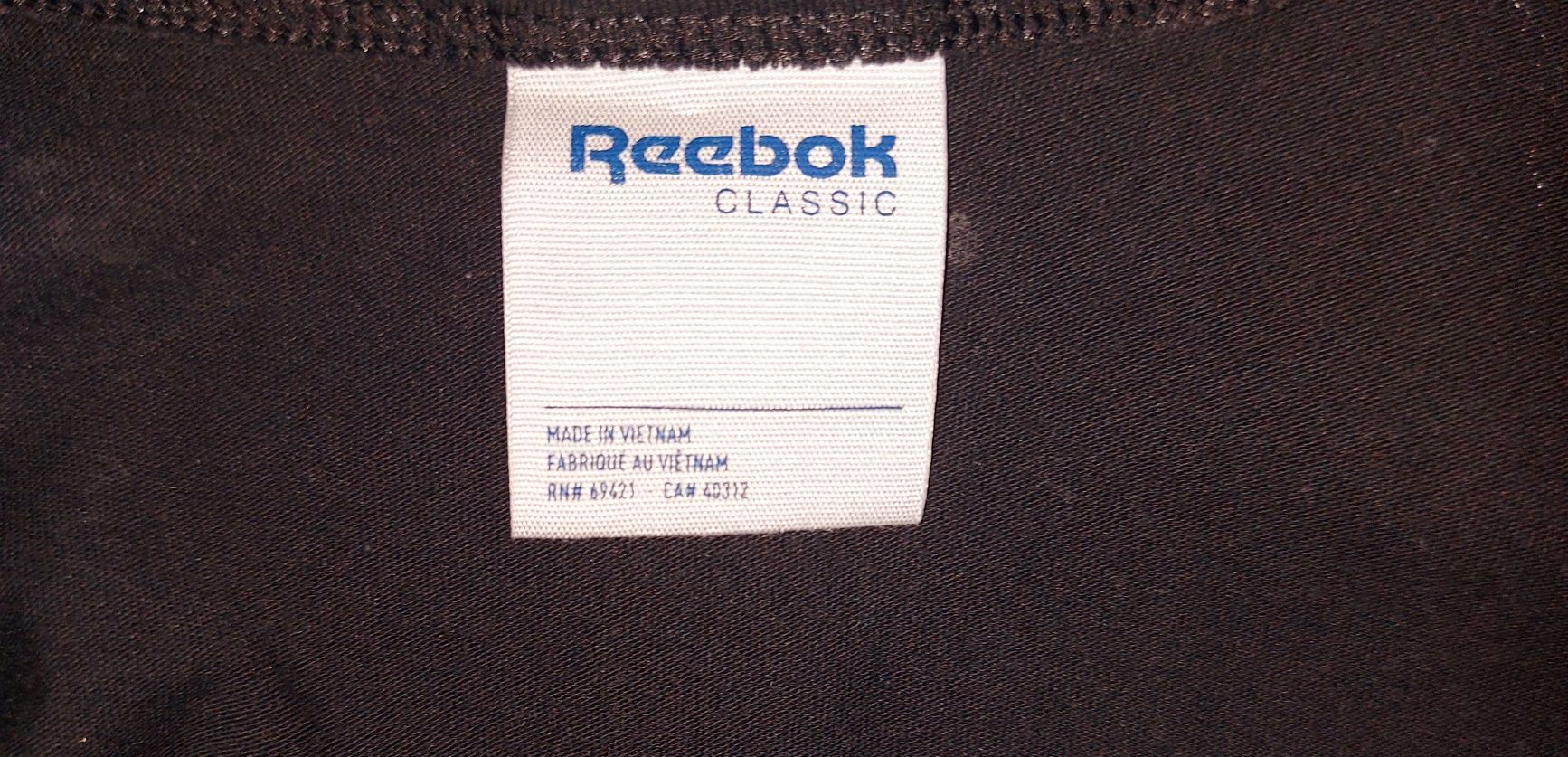 Top bluzka t-shirt czarny Reebok! Rozmiar L