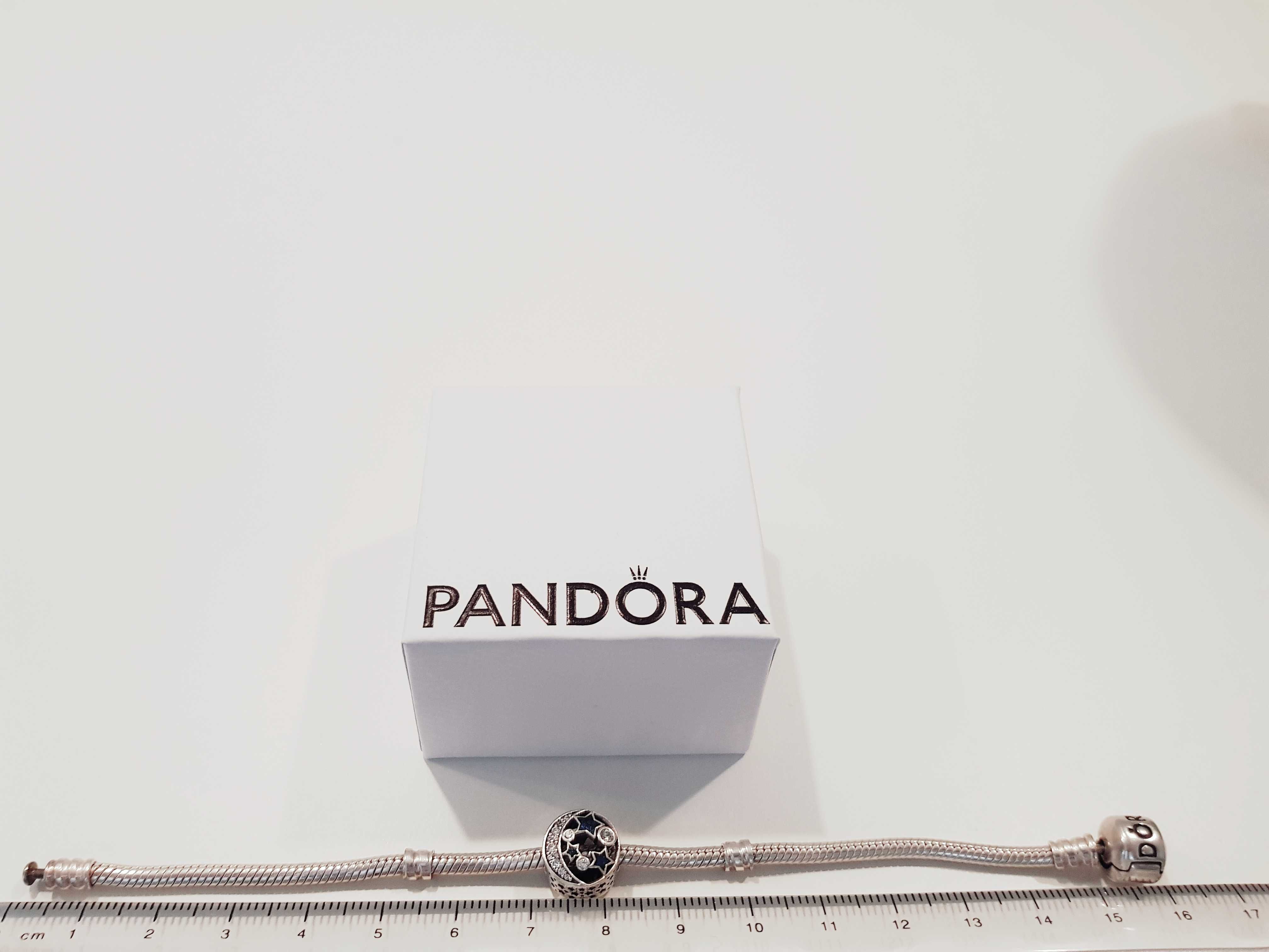 Pulseira pandora com conta