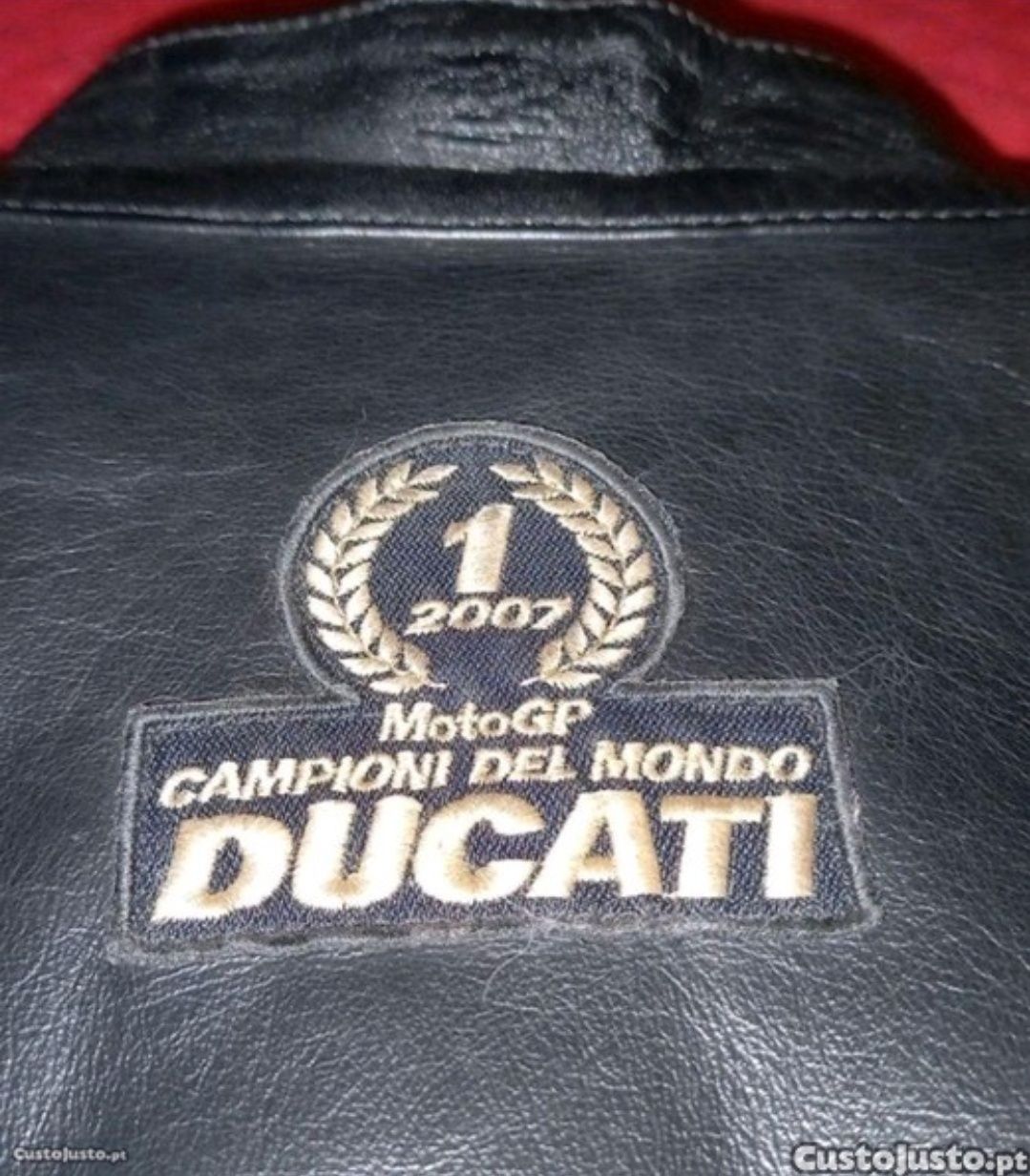 Antigo Casaco Pele Ducati (Dainese) de Coleção  (Edição Limitada) RARO