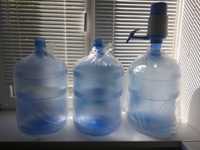 Баклажка для води тара бутыль воды бутиль ПЕТ 18.9 литров