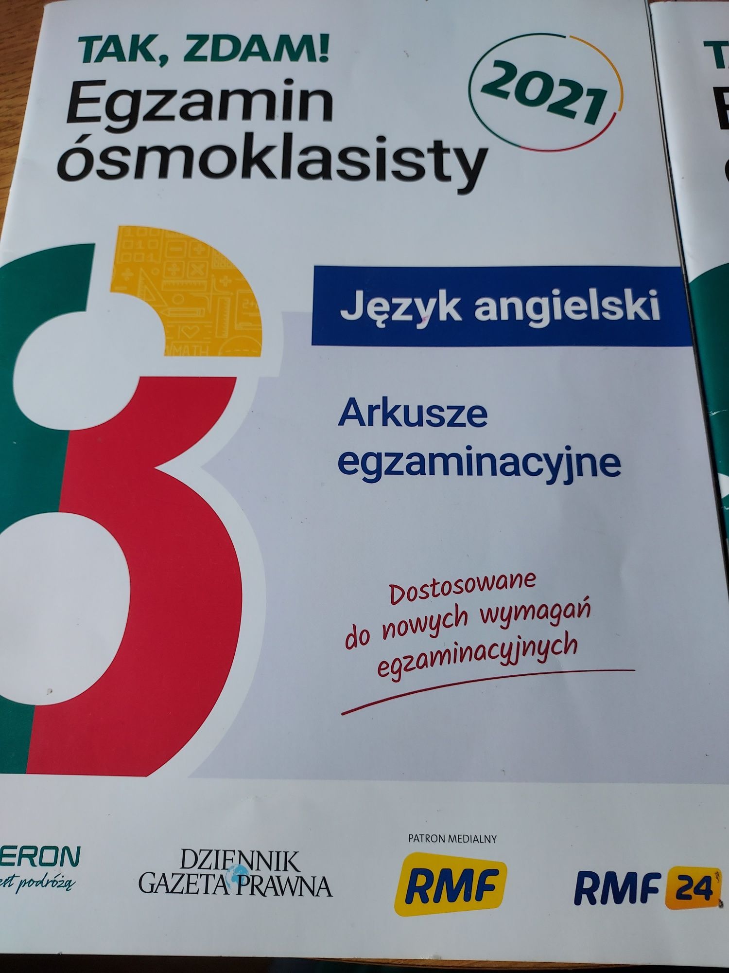 TAK, ZDAM ! Egzamin ósmoklasisty matematyka, język angielski 2021