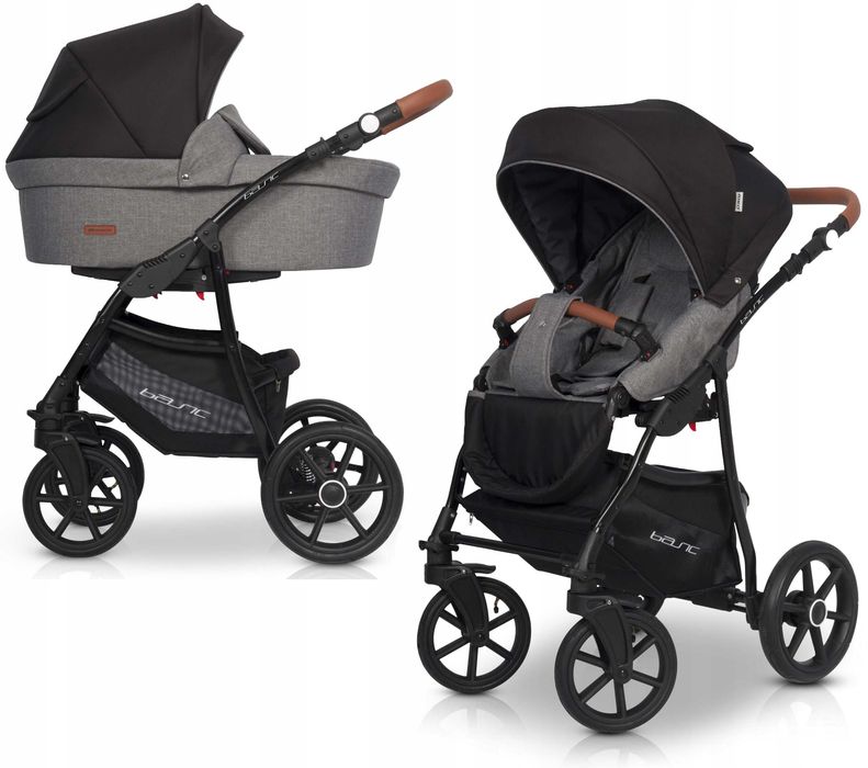 Wózek 3w1 Wielofunkcyjny Riko Basic DUŻE KOŁA
RIKO BASIC PLUS GREY FOX
